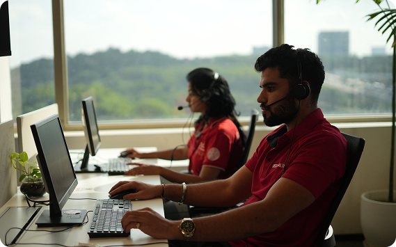 Red Health team supporting wide emergency care network and client services.