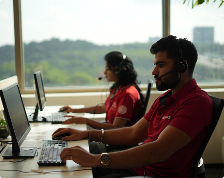 Team working together